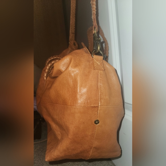 Day & Mood Penny Slouch Satchel in Cognac; Brand-new with Tags - Picture 6 of 16